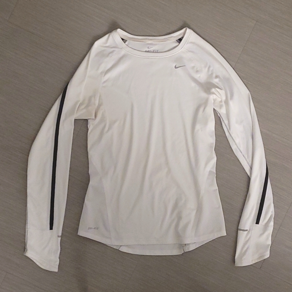 Nike Dri-Fit White Longsleeve